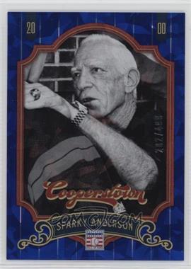 2012 Panini Cooperstown - [Base] - Blue Crystal Collection #93 - Sparky Anderson /499