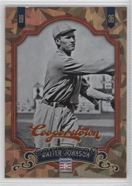 2012 Panini Cooperstown - [Base] - Crystal Collection #2 - Walter Johnson /299