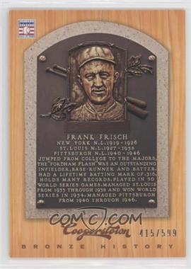 2012 Panini Cooperstown - Bronze History #34 - Frankie Frisch /599