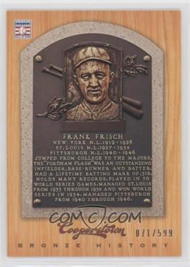 2012 Panini Cooperstown - Bronze History #34 - Frankie Frisch /599