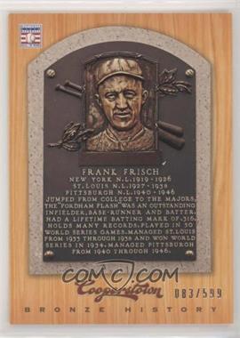 2012 Panini Cooperstown - Bronze History #34 - Frankie Frisch /599