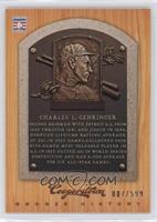 Charlie Gehringer #/599