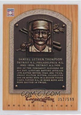 2012 Panini Cooperstown - Bronze History #80 - Sam Thompson /599