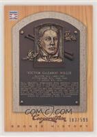 Vic Willis #/599