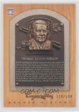 2012 Panini Cooperstown - Bronze History #91 - Tom Yawkey /599