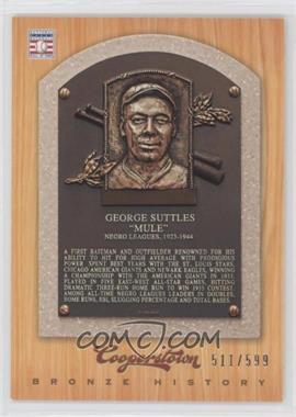 2012 Panini Cooperstown - Bronze History #93 - Mule Suttles /599