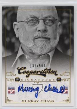 2012 Panini Cooperstown - Cooperstown Signatures #JSA-MUR - Murray Chass /500