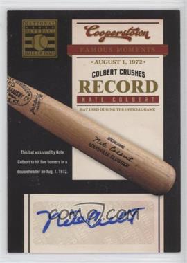 2012 Panini Cooperstown - Famous Moments - Signatures #9 - Nate Colbert