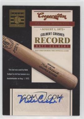 2012 Panini Cooperstown - Famous Moments - Signatures #9 - Nate Colbert [EX to NM]