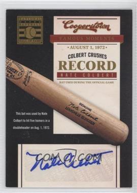 2012 Panini Cooperstown - Famous Moments - Signatures #9 - Nate Colbert