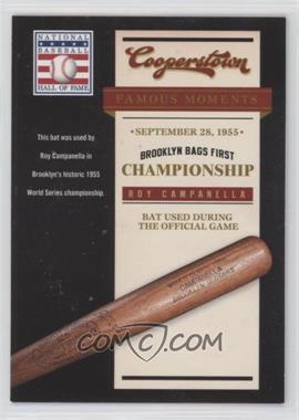 2012 Panini Cooperstown - Famous Moments #4 - Roy Campanella