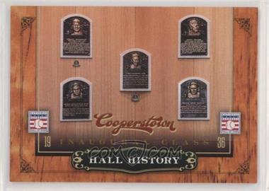 2012 Panini Cooperstown - Hall History #1 - Inaugural Class