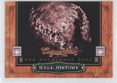 2012 Panini Cooperstown - Hall History #4 - The Doubleday Ball