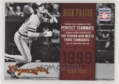 2012 Panini Cooperstown - High Praise #15 - Robin Yount