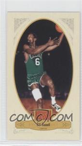 2012 Panini Golden Age - [Base] - Broad Leaf Mini Blue Back #87 - Bill Russell (Green Jersey)