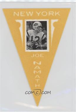 2012 Panini Golden Age - Ferguson Bakery Pennants - Yellow #19 - Joe Namath