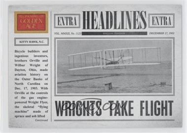 2012 Panini Golden Age - Headlines #1 - The Wright Brothers