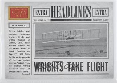 2012 Panini Golden Age - Headlines #1 - The Wright Brothers