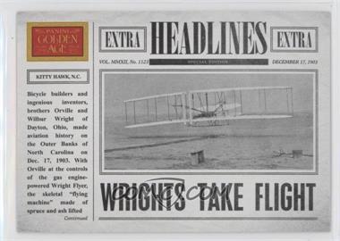 2012 Panini Golden Age - Headlines #1 - The Wright Brothers