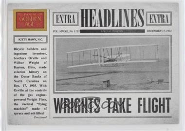 2012 Panini Golden Age - Headlines #1 - The Wright Brothers