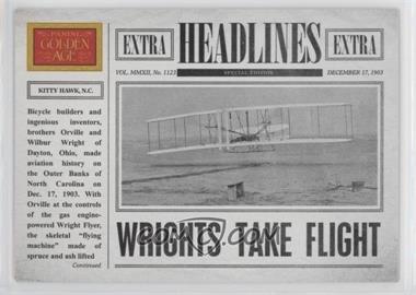 2012 Panini Golden Age - Headlines #1 - The Wright Brothers