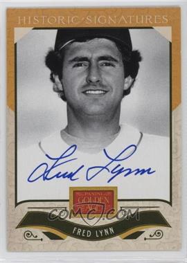 2012 Panini Golden Age - Historic Signatures #FL - Fred Lynn