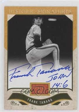 2012 Panini Golden Age - Historic Signatures #FT - Frank Tanana