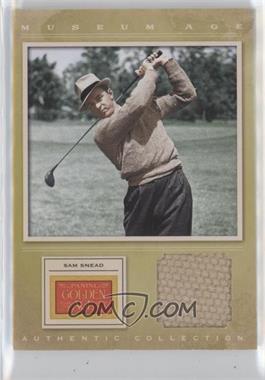 2012 Panini Golden Age - Museum Age Authentic Collection Material #12 - Sam Snead