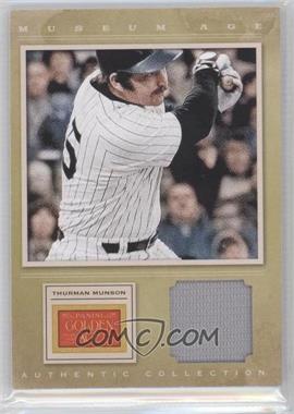 2012 Panini Golden Age - Museum Age Authentic Collection Material #38 - Thurman Munson