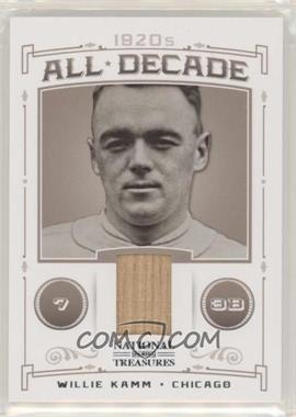 2012 Panini National Treasures - All Decade #15 - Willie Kamm /99