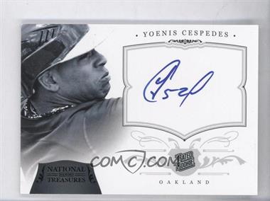 2012 Panini National Treasures - Rated Rookies - Black #223 - Yoenis Cespedes /10