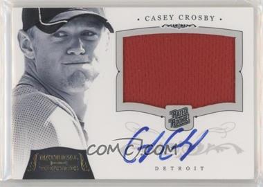 2012 Panini National Treasures - Rated Rookies - Gold #161 - Casey Crosby /25