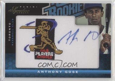 2012 Panini National Treasures - Signature Series - Rated Rookies Signatures MLBPA Patch #153 - Anthony Gose /99 [EX to NM]