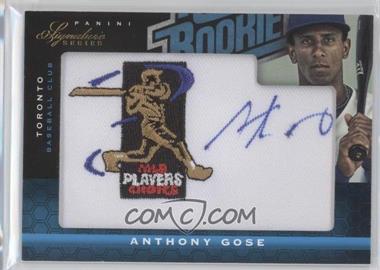 2012 Panini National Treasures - Signature Series - Rated Rookies Signatures MLBPA Patch #153 - Anthony Gose /99