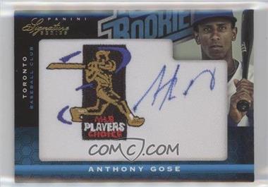 2012 Panini National Treasures - Signature Series - Rated Rookies Signatures MLBPA Patch #153 - Anthony Gose /99