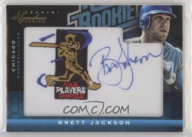 2012 Panini National Treasures - Signature Series - Rated Rookies Signatures MLBPA Patch #154 - Brett Jackson /99