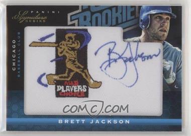 2012 Panini National Treasures - Signature Series - Rated Rookies Signatures MLBPA Patch #154 - Brett Jackson /99