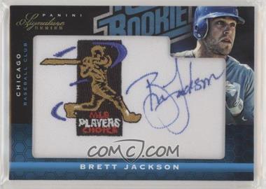 2012 Panini National Treasures - Signature Series - Rated Rookies Signatures MLBPA Patch #154 - Brett Jackson /99