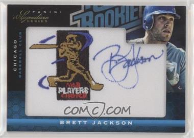 2012 Panini National Treasures - Signature Series - Rated Rookies Signatures MLBPA Patch #154 - Brett Jackson /99