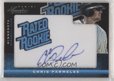 2012 Panini National Treasures - Signature Series - Rated Rookies Signatures Patch #157 - Chris Parmelee /99