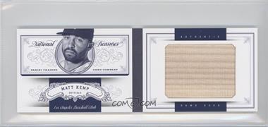 2012 Panini National Treasures - Star Jumbo Materials - Bat #7 - Matt Kemp /10