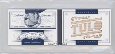 2012 Panini National Treasures - Star Jumbo Materials - Nicknames Bat #24 - Troy Tulowitzki /25