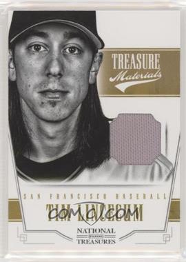 2012 Panini National Treasures - Treasure Materials #26 - Tim Lincecum /99