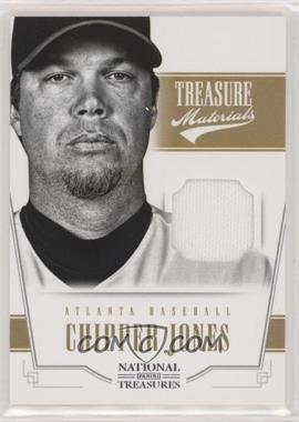 2012 Panini National Treasures - Treasure Materials #36 - Chipper Jones /99