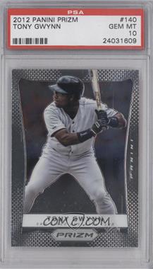 2012 Panini Prizm - [Base] #140 - Tony Gwynn [PSA 10 GEM MT]