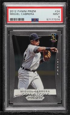 2012 Panini Prizm - [Base] #24 - Miguel Cabrera [PSA 9 MINT]