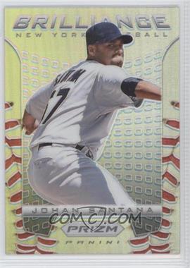 2012 Panini Prizm - Brilliance - Silver Prizm #B4 - Johan Santana