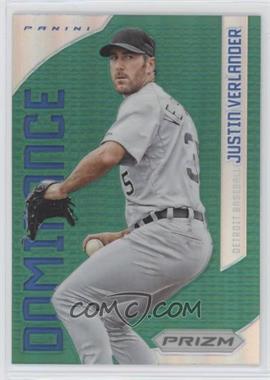 2012 Panini Prizm - Dominance - Green Prizm #D5 - Justin Verlander