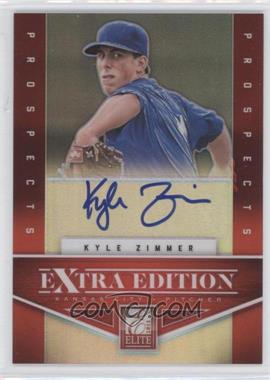 2012 Panini Prizm - Elite Extra Edition - Red Prizm Autographs #EEEKZ - Kyle Zimmer /25