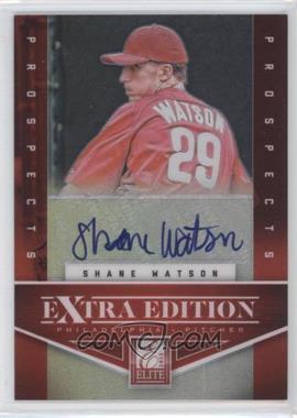 2012 Panini Prizm - Elite Extra Edition - Red Prizm Autographs #EEESW - Shane Watson /25